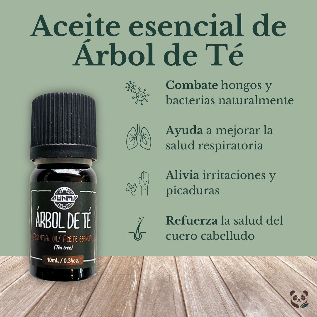 Aceite de Árbol de Té MUNAY | Antibacterial y antifúngico Munay