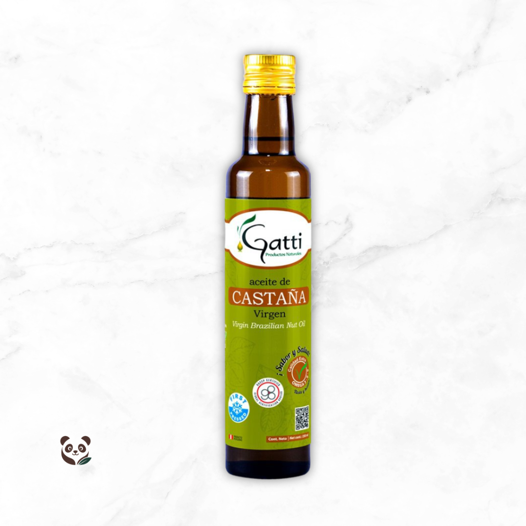 Aceite de Castaña Virgen | Fuente natural de selenio y antioxidantes Gatti