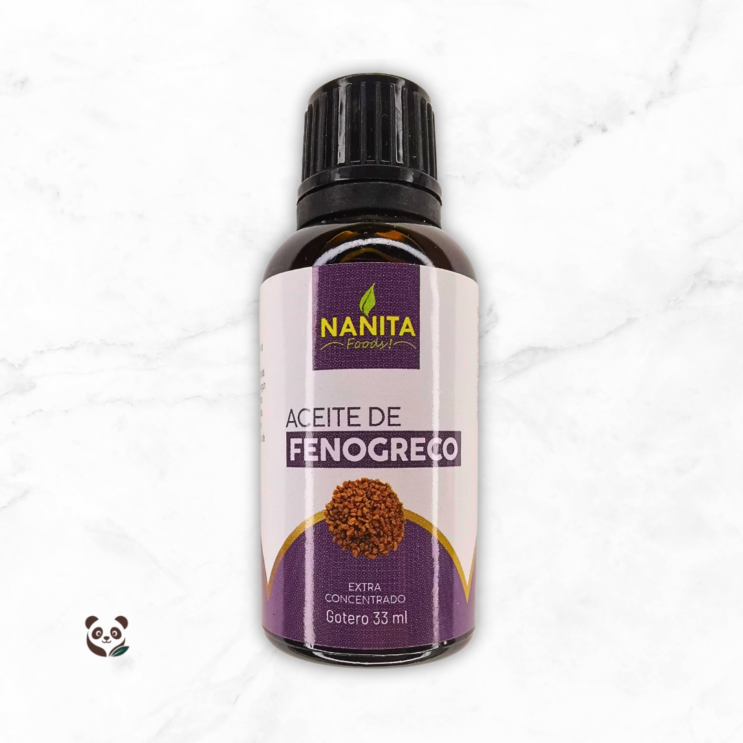 Aceite de Fenogreco | Volumen y firmeza femenina con fitoestrógenos Nanita Foods