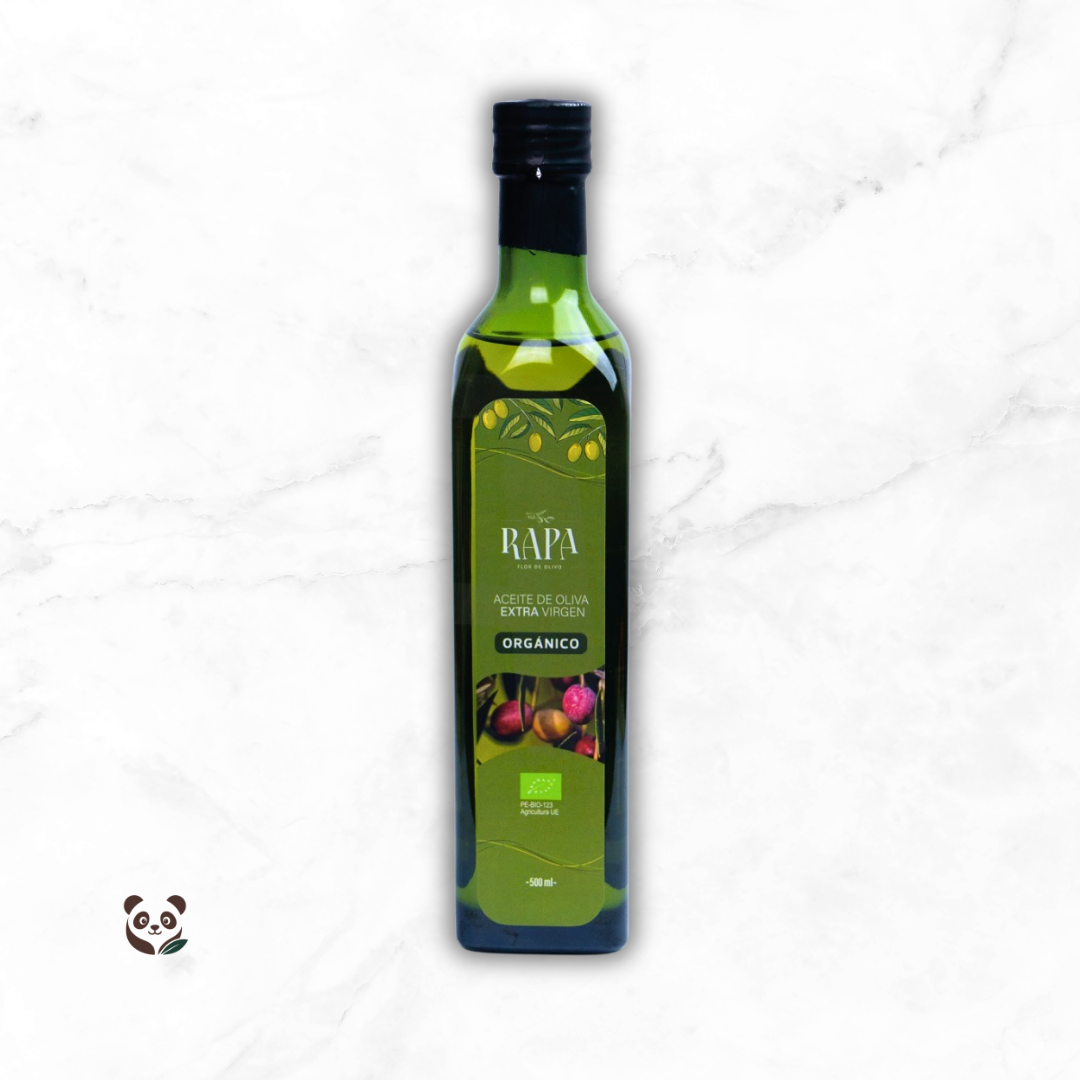Aceite de Oliva Orgánico Extra Virgen | Acidez 0.3° | Prensado en Frío Rapa