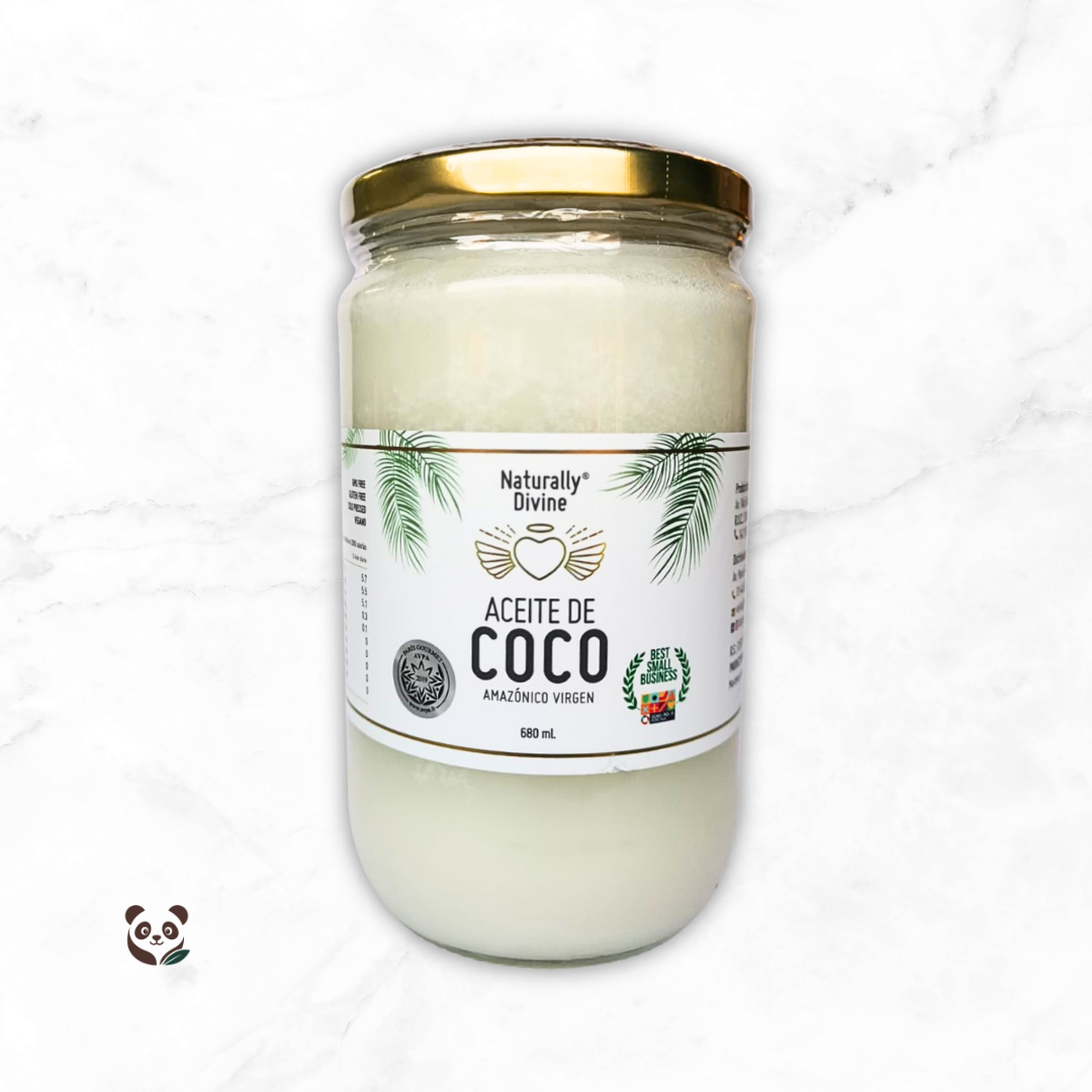 Aceite de Coco Virgen | Uso Cosmético y Comestible Naturally Divine