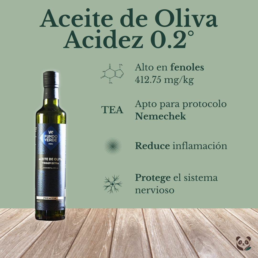 Aceite de oliva 0.2 grados | Alto en fenoles Fundo Verde