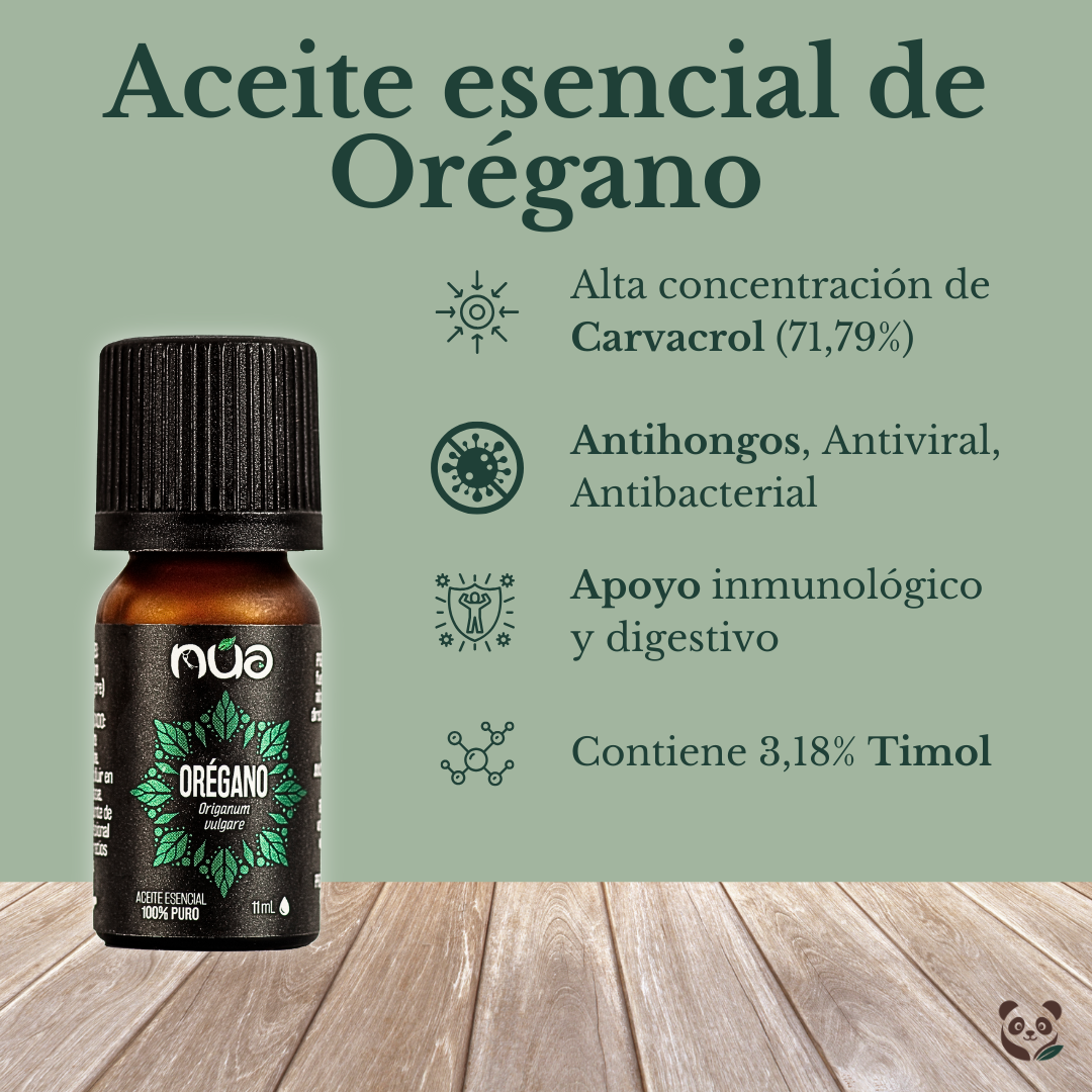 Aceite Esencial de Orégano | 71% Carvacrol | Defensa y equilibrio Nua