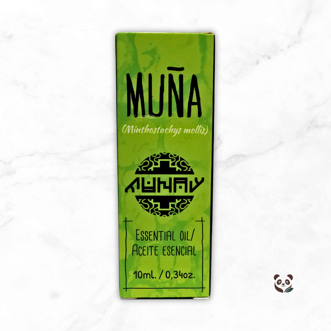 Aceite Esencial de Muña | Alivio digestivo y defensa contra Helicobacter MUNAY
