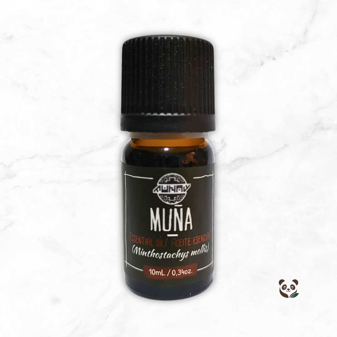 Aceite Esencial de Muña | Alivio digestivo y defensa contra Helicobacter MUNAY