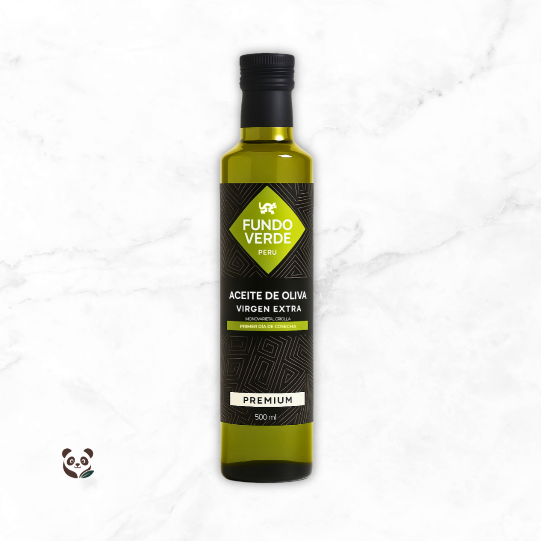 Aceite de oliva 0.2 grados | Primer día de la cosecha | Frescura y sabor premium Fundo Verde