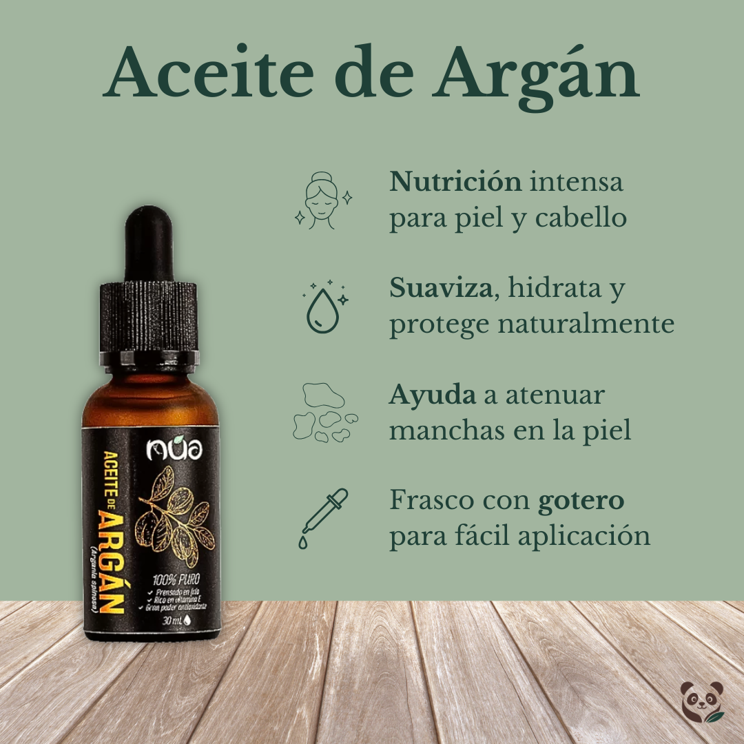 Aceite de Argán | Cuidado natural para piel y cabello Nua