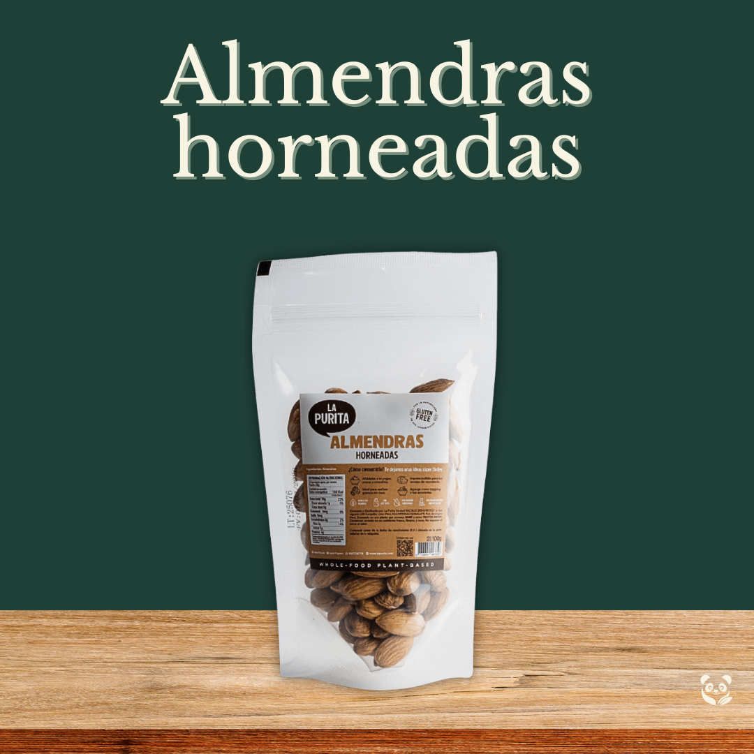 Almendras Horneadas | Snack saludable con proteína y fibra La Purita