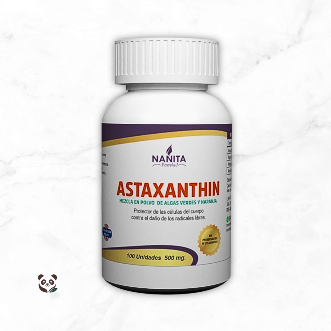Astaxantina | Protección antioxidante celular de alta absorción Nanita Foods