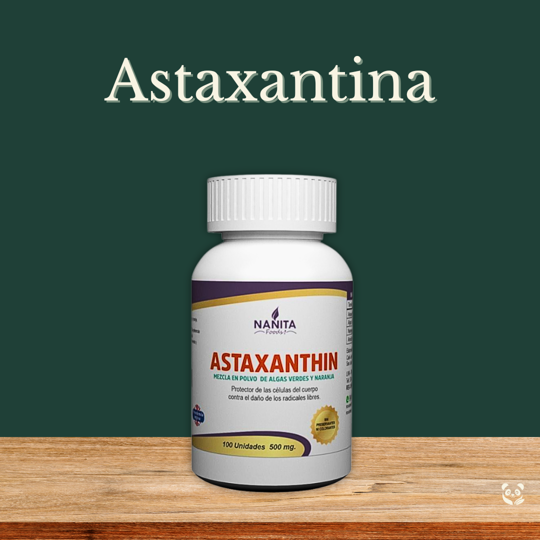 Astaxantina | Protección antioxidante celular de alta absorción Nanita Foods