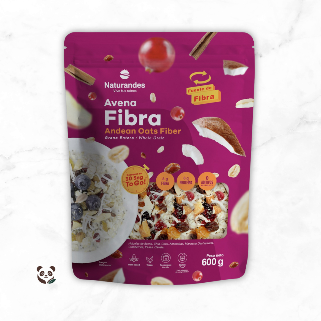 Mezcla de Avena con Frutos Secos | Fibra, proteína y energía vegetal Naturandes