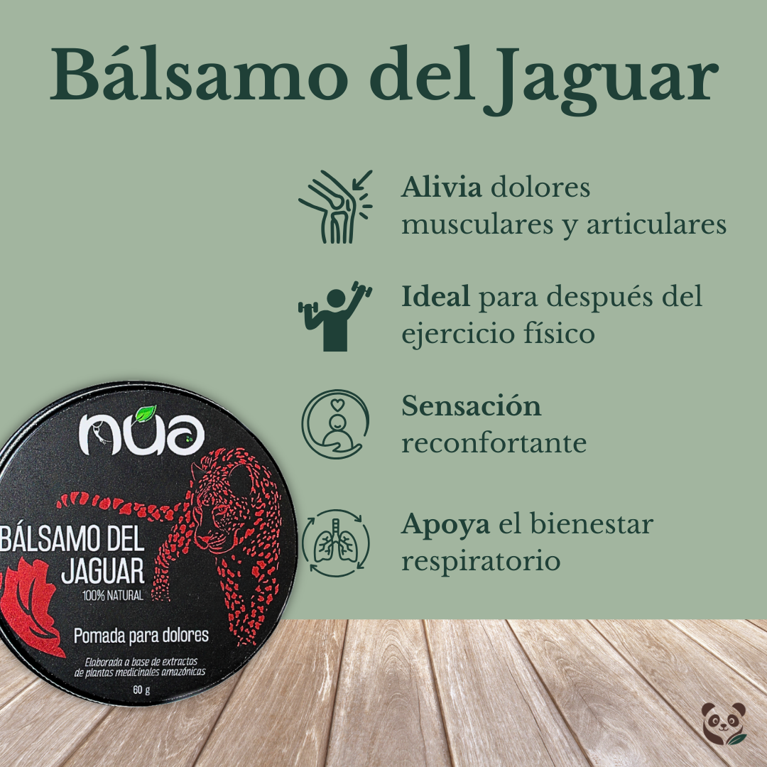Bálsamo del Jaguar | Pomada ancestral para aliviar el dolor Nua