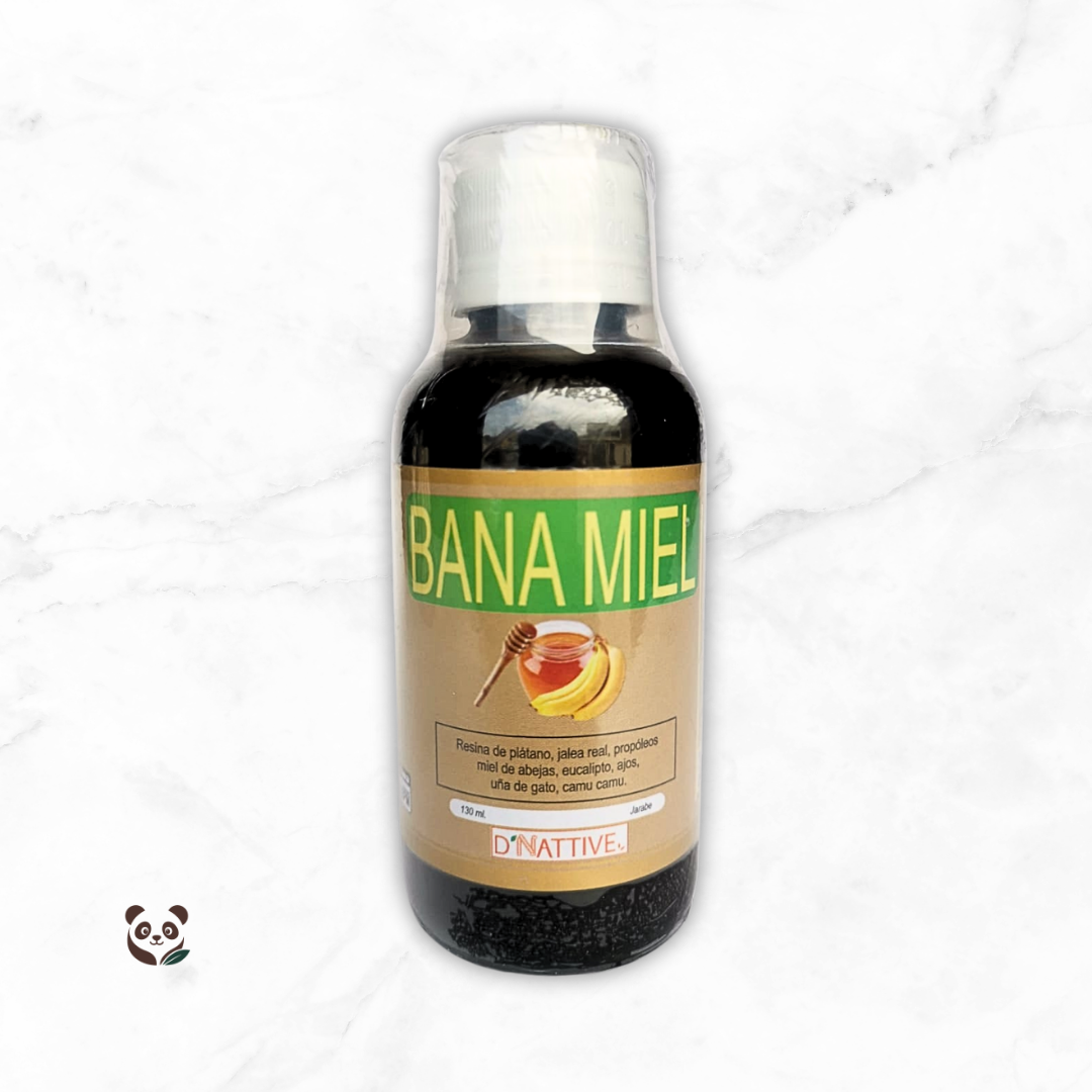Banamiel | Jarabe natural para descongestionar y respirar mejor D' Nattive