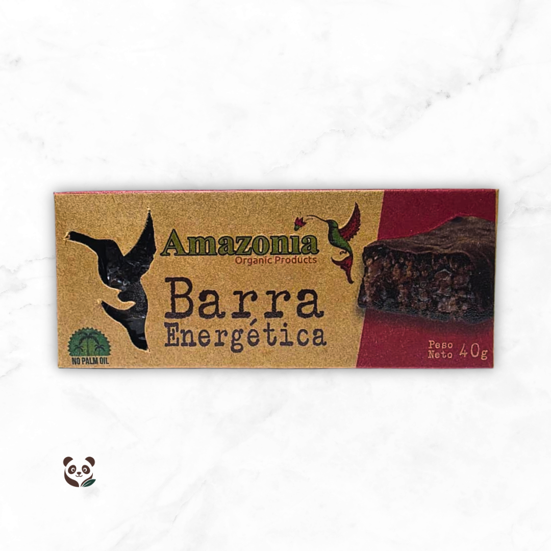 Barras energéticas cubiertas con Chocolate Dark al 98% Amazonía Organic