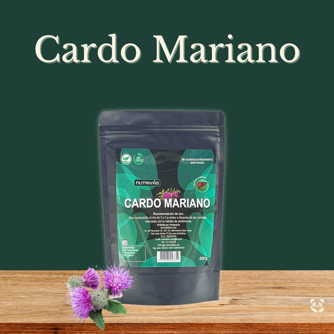 Cardo Mariano | Detox y regenerador hepático natural Nutrivás