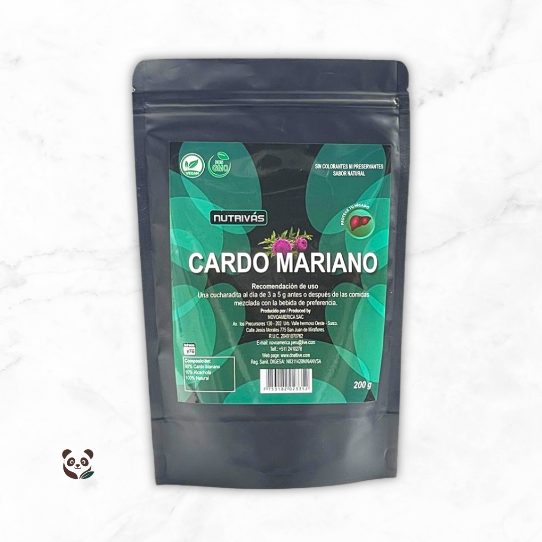 Cardo Mariano + Alcachofa | Detox hepático y digestión natural Nutrivás