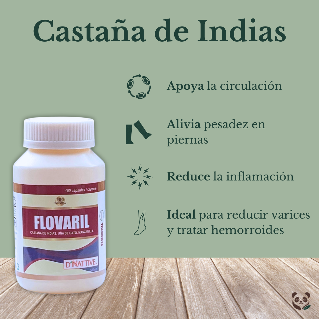 Flovaril | Apoyo natural para la circulación y la inflamación D' Nattive