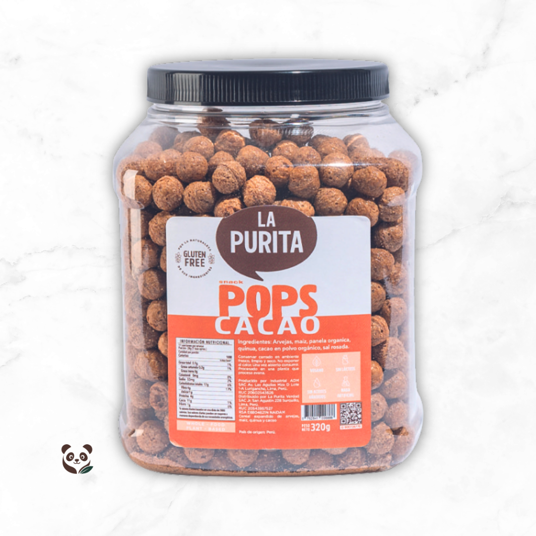 Cereales POPS | Crocantes, nutritivos y libres de gluten La Purita