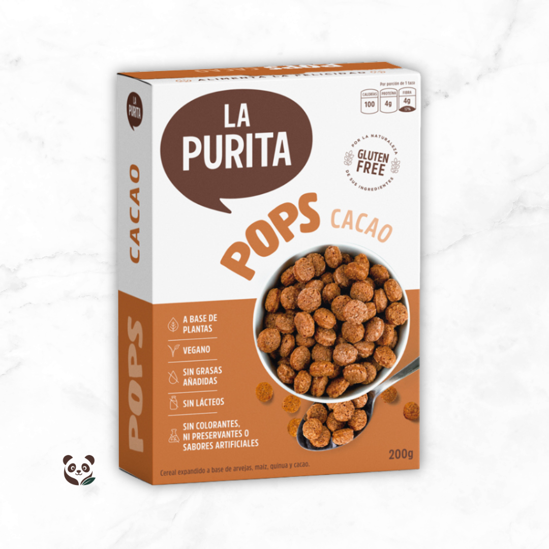 Cereales POPS | Crocantes, nutritivos y libres de gluten La Purita