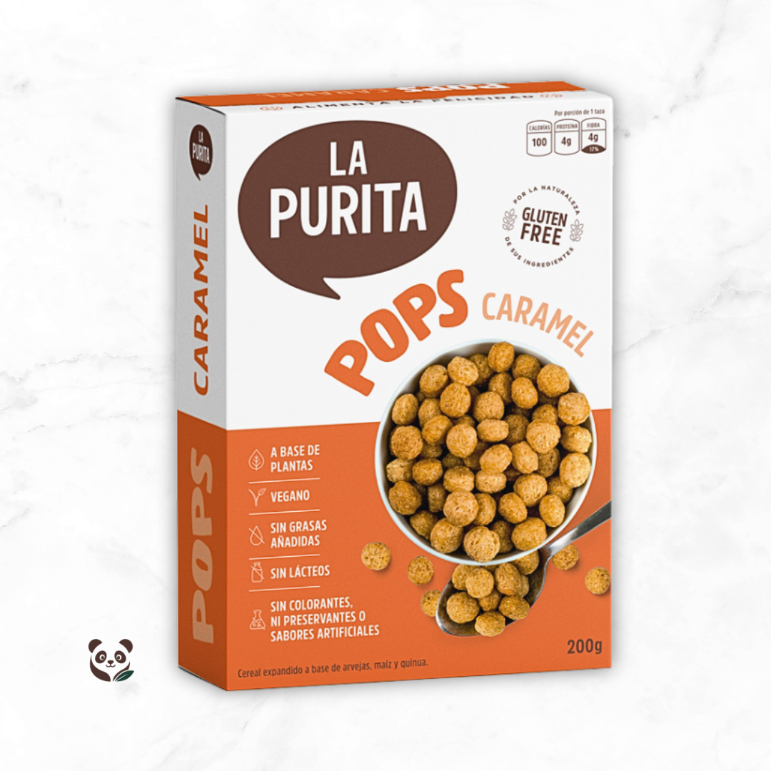 Cereales POPS | Crocantes, nutritivos y libres de gluten La Purita