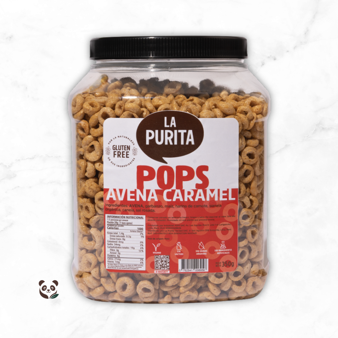 Cereales POPS | Crocantes, nutritivos y libres de gluten La Purita