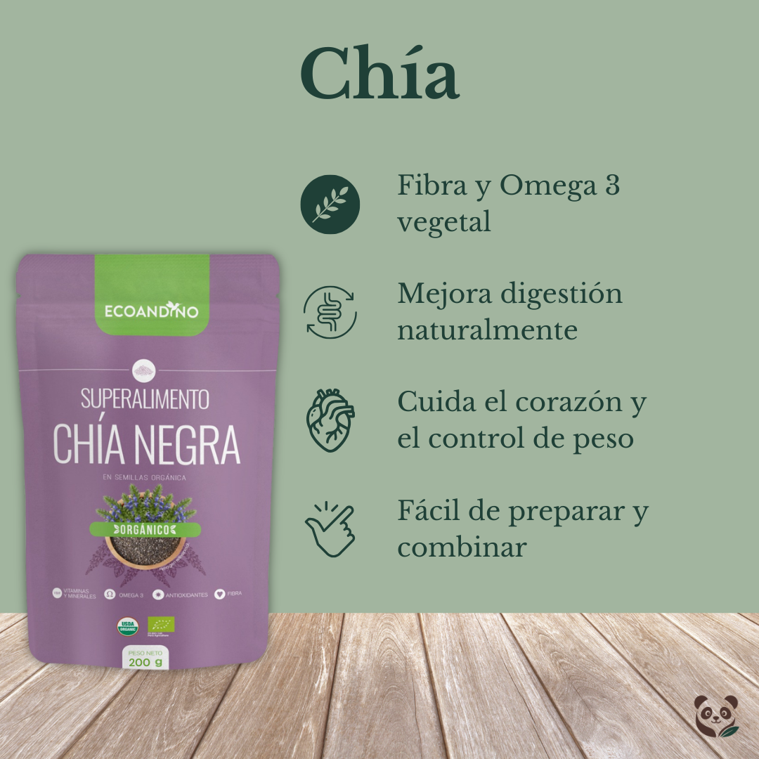 Chía Orgánica | Fibra y Omega 3 para Toda la Familia Ecoandino