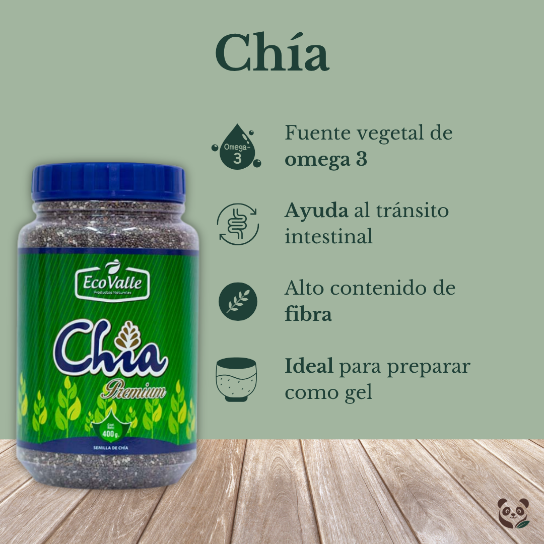 Semillas de Chía Ecovalle | Fibra y Omega 3 para toda la familia EcoValle