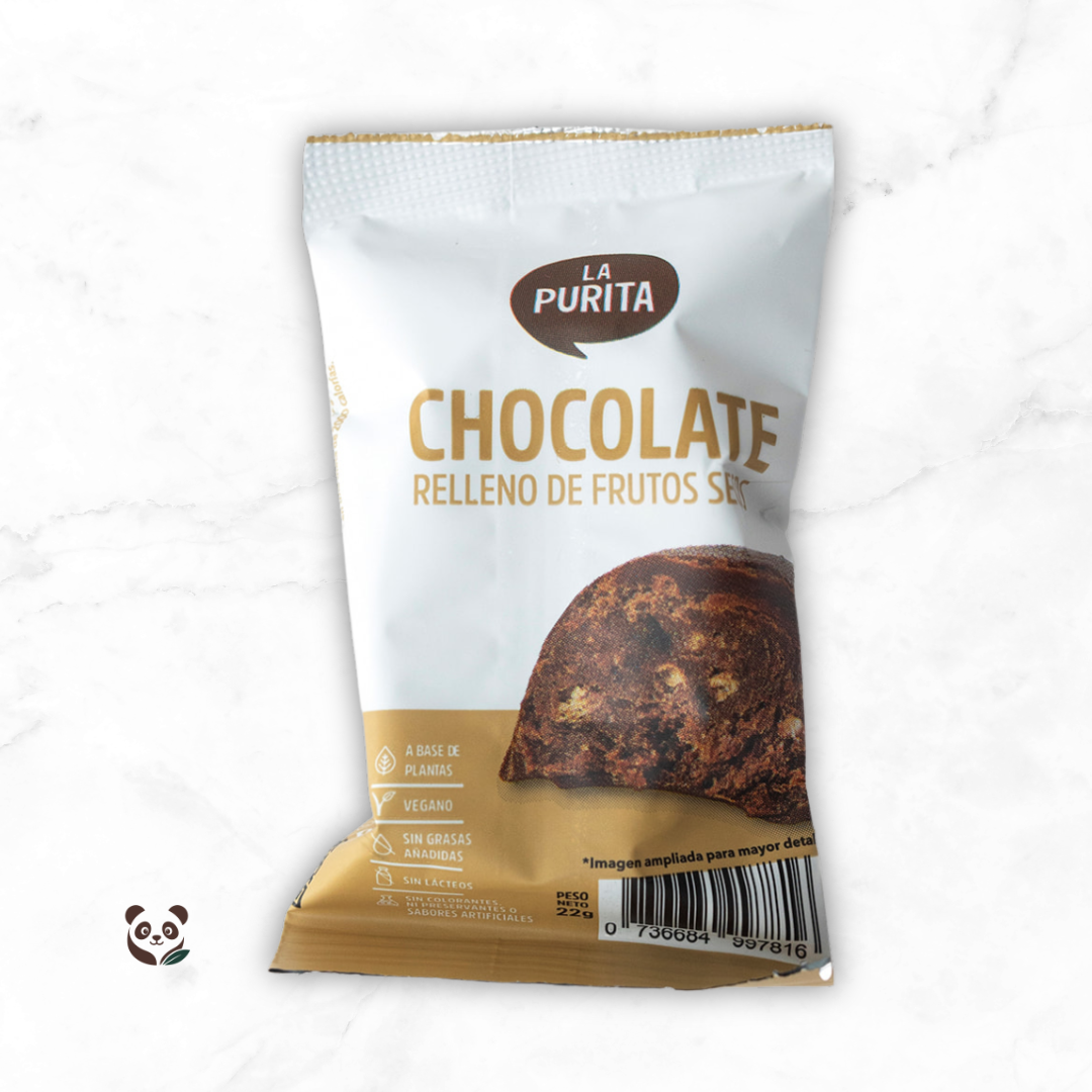 Chocolates Rellenos Naturales | Cacao 70% con rellenos nutritivos La Purita