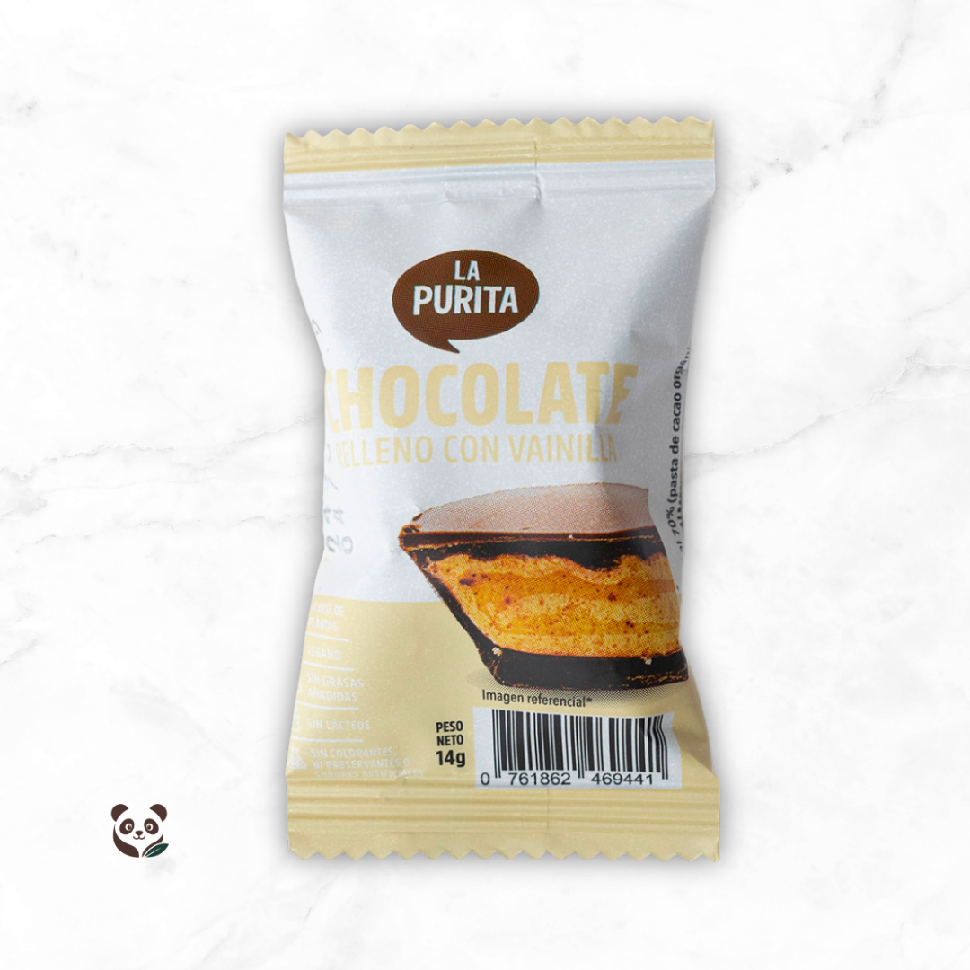 Chocolates Rellenos Naturales | Cacao 70% con rellenos nutritivos La Purita