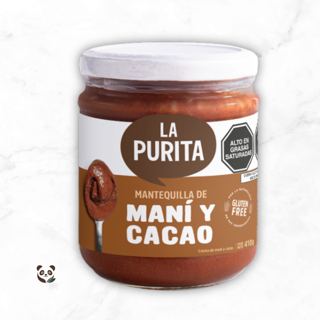 Choco-Maní | Crema natural de maní con cacao y panela La Purita