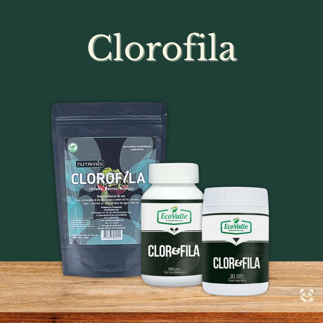 Clorofila a base de Alfalfa | Desintoxica y oxigena naturalmente EcoValle, Nutrivás