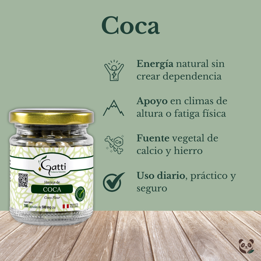 Coca | Energía natural y oxigenación andina Gatti