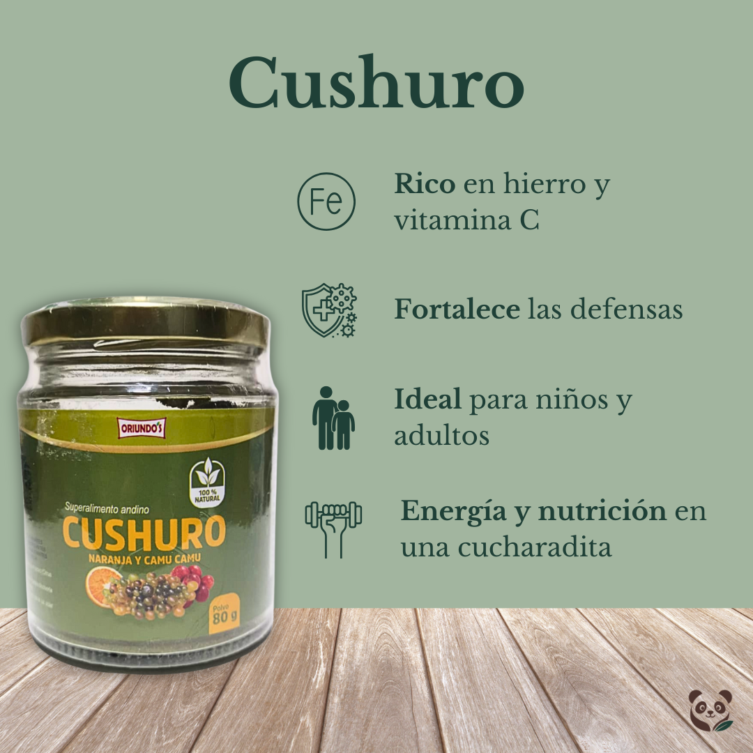 Cushuro en Polvo | Alga andina rica en hierro, calcio y proteína Oriundo's