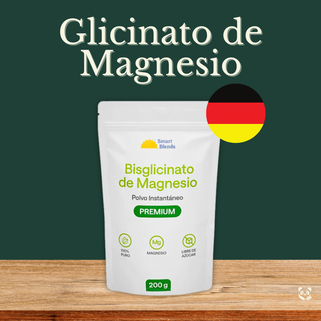 Glicinato de Magnesio puro Premium | Descanso profundo y alivio del estrés Smartblends