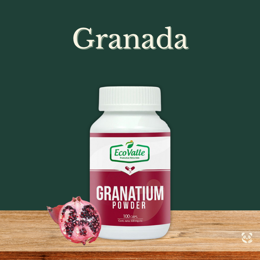 Granada en cápsulas | Próstata Saludable y Vías Urinarias Limpias EcoValle