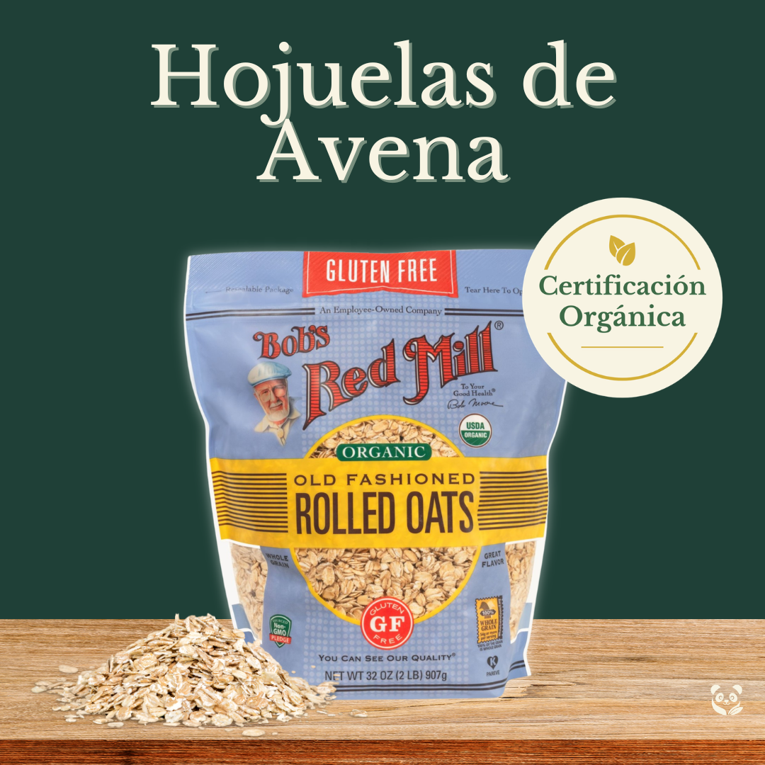 Hojuelas de avena orgánica | Sin gluten, nutritiva y versátil Bob's Red Mill
