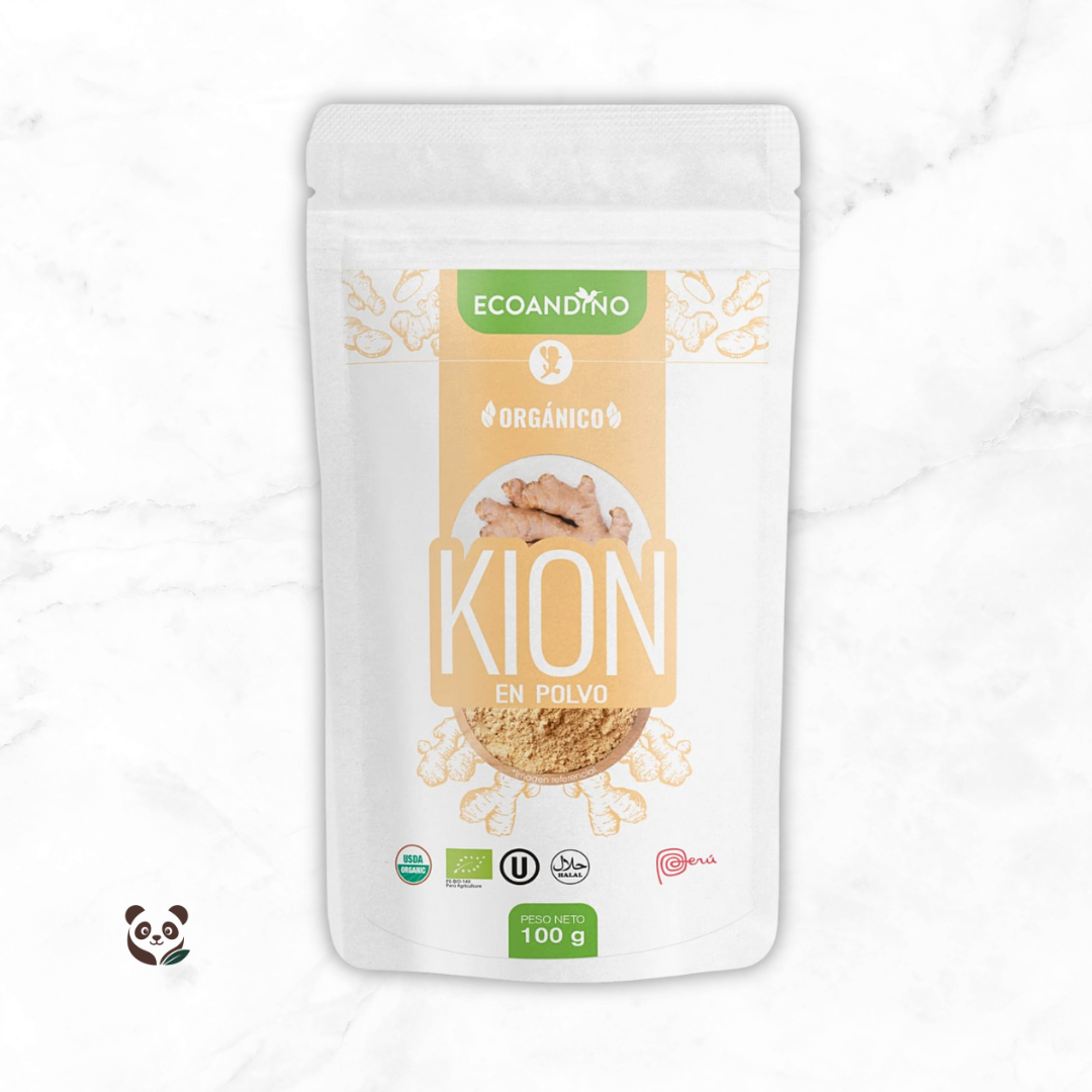 Kión en Polvo Orgánico | Sabor intenso y beneficios digestivos Ecoandino