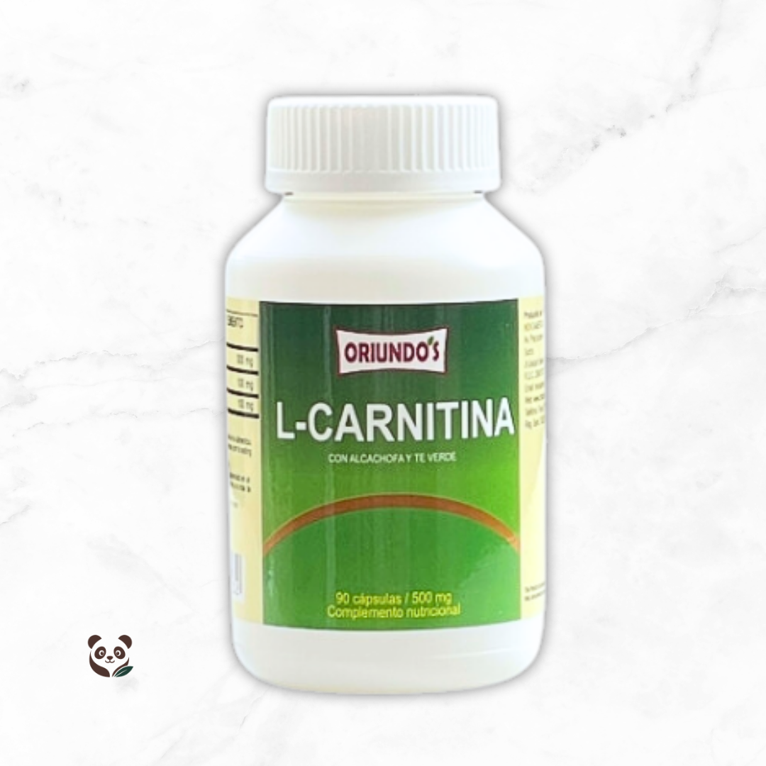 L-Carnitina + Alcachofa + Té Verde | Quema grasa natural Oriundo's