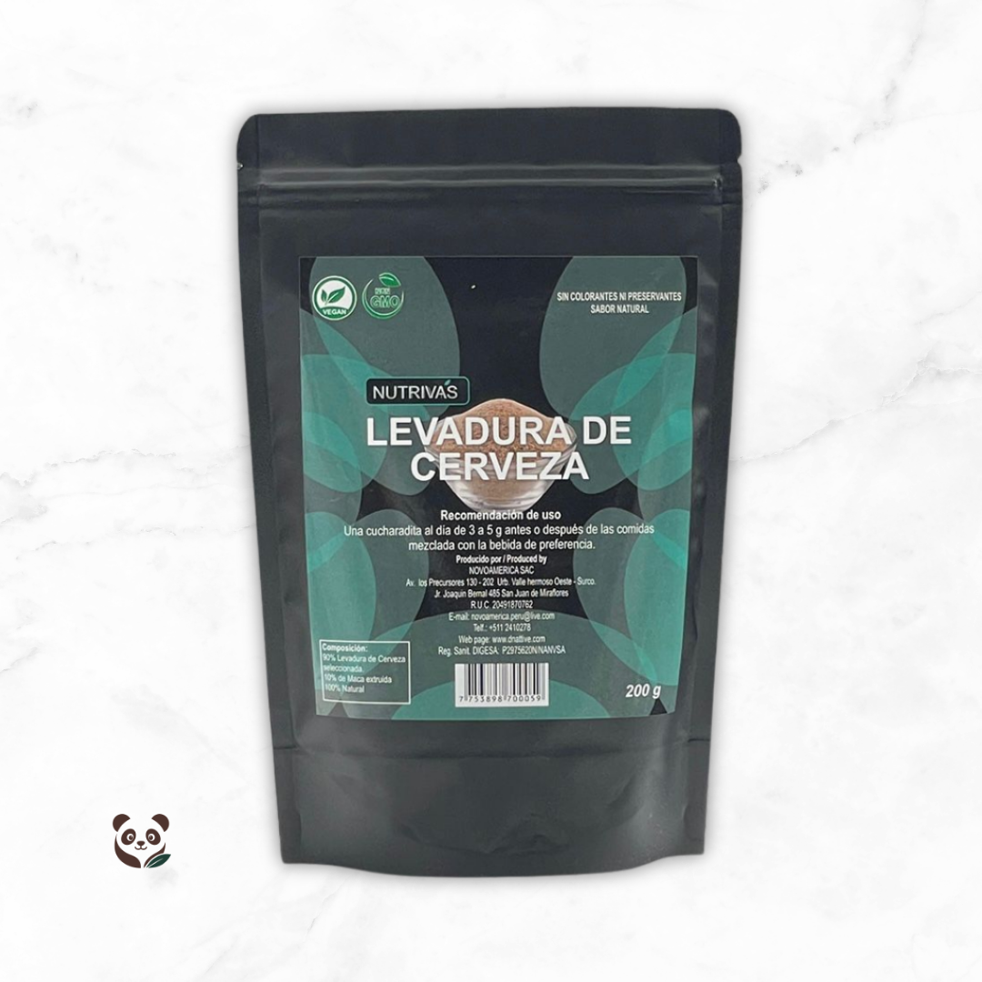 Levadura de Cerveza + Maca | Energía, hierro y regeneración muscular Nutrivás, D' Nattive