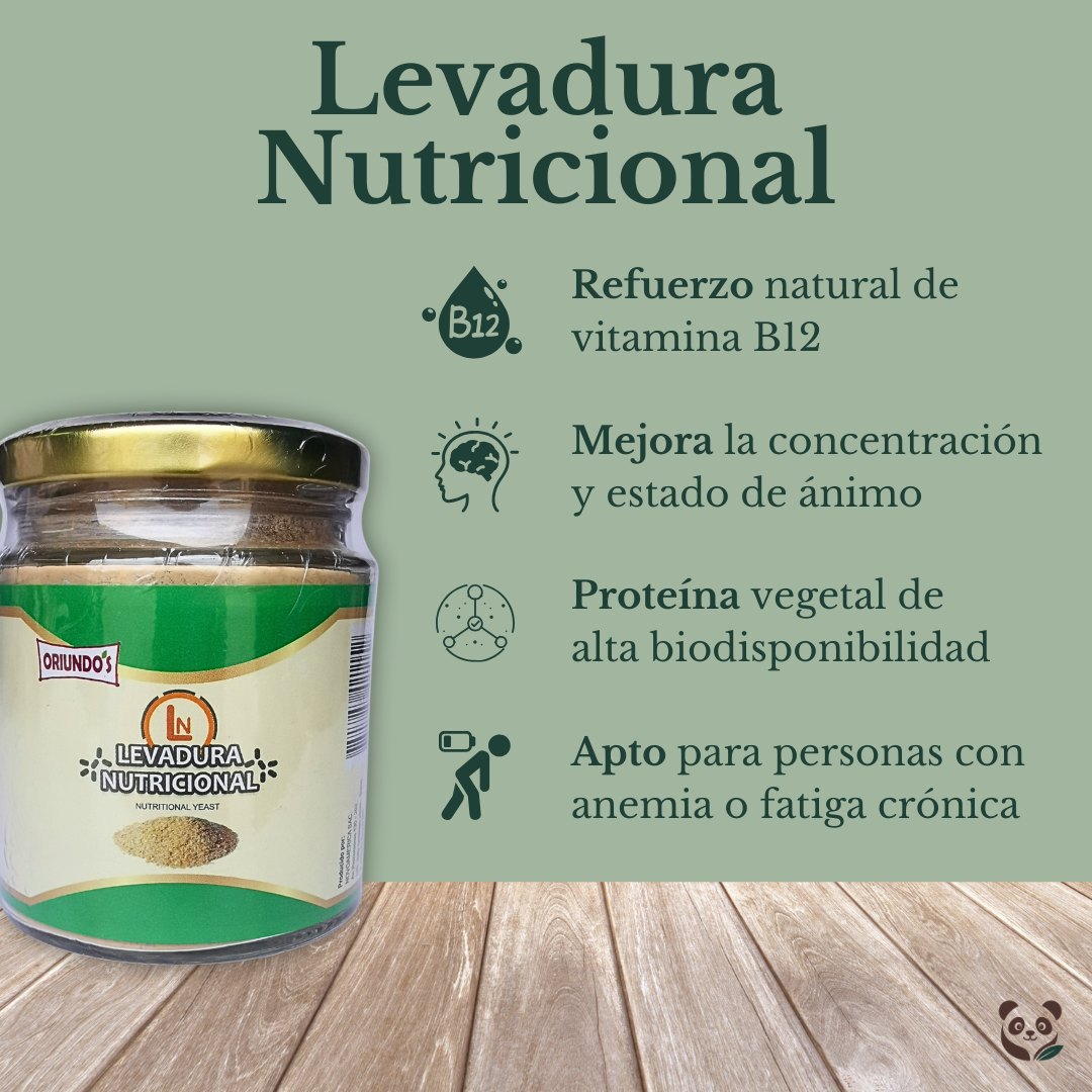 Levadura Nutricional + Maca | Proteína vegetal y vitamina B12 Oriundo's