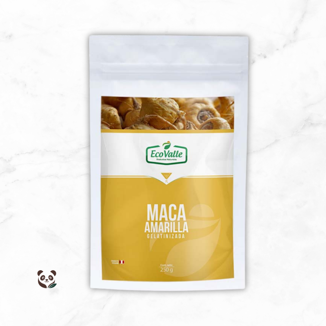 Maca Amarilla Gelatinizada | Vitalidad Femenina y Fortalecimiento Óseo EcoValle