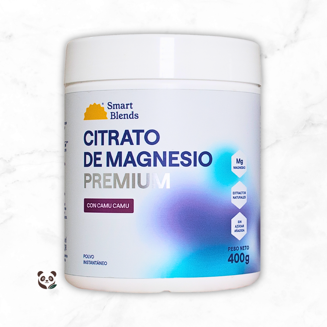 Citrato de Magnesio Premium con Camu Camu | Magnesio con vitamina C de alta absorción Smartblends