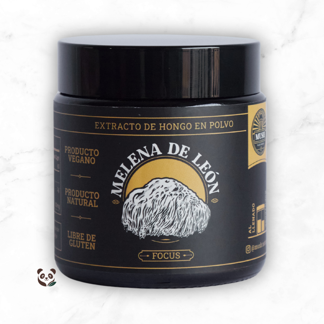 Melena de León | Extracto dual estandarizado para mejor enfoque y concentración Mush Naturals