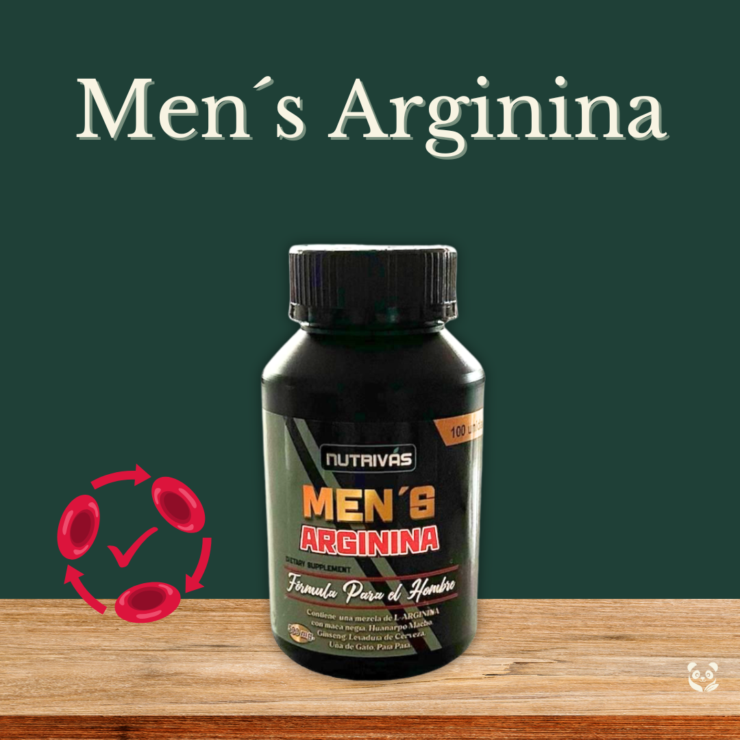 Men’s Arginina | Vitalidad masculina, energía y potencia natural Nutrivás