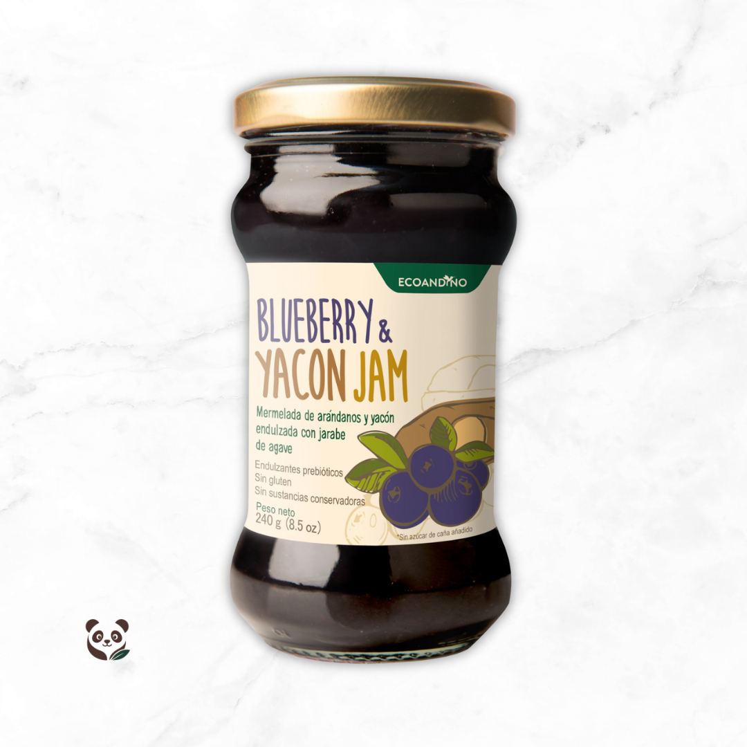 Mermelada Orgánica con Yacón y Agave | Endulzada naturalmente y sin aditivos Ecoandino