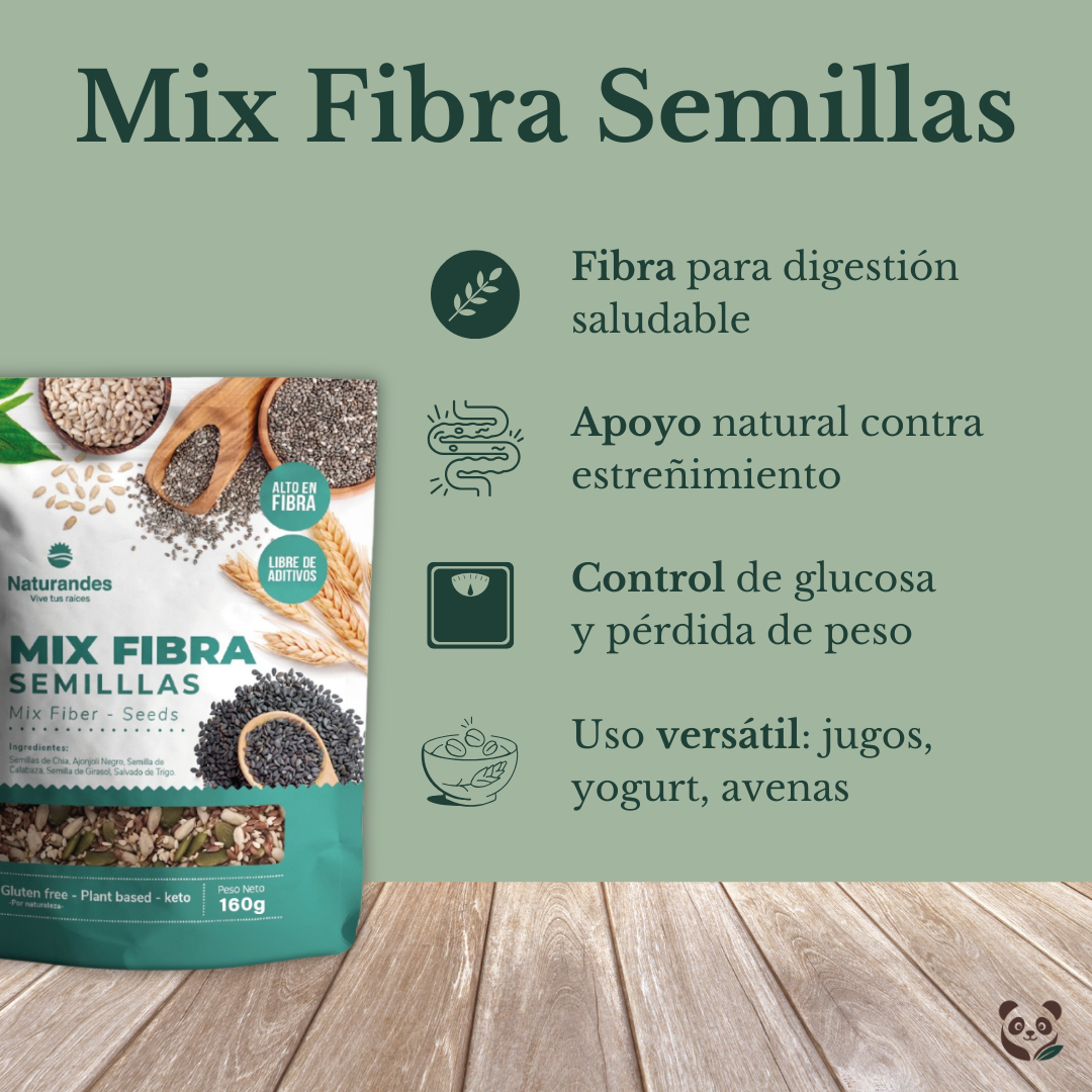 Mix Fibra Semillas | Nutrición, fibra y energía vegetal en cada cucharada Naturandes