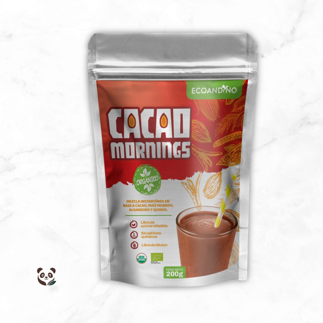 Mornings Orgánico | Mix instantáneo de superalimentos para comenzar tu día Ecoandino