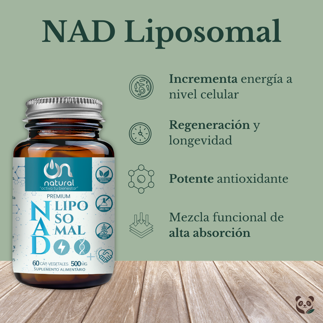 NAD Liposomal | Protección antioxidante celular de absorción directa ON NATURAL