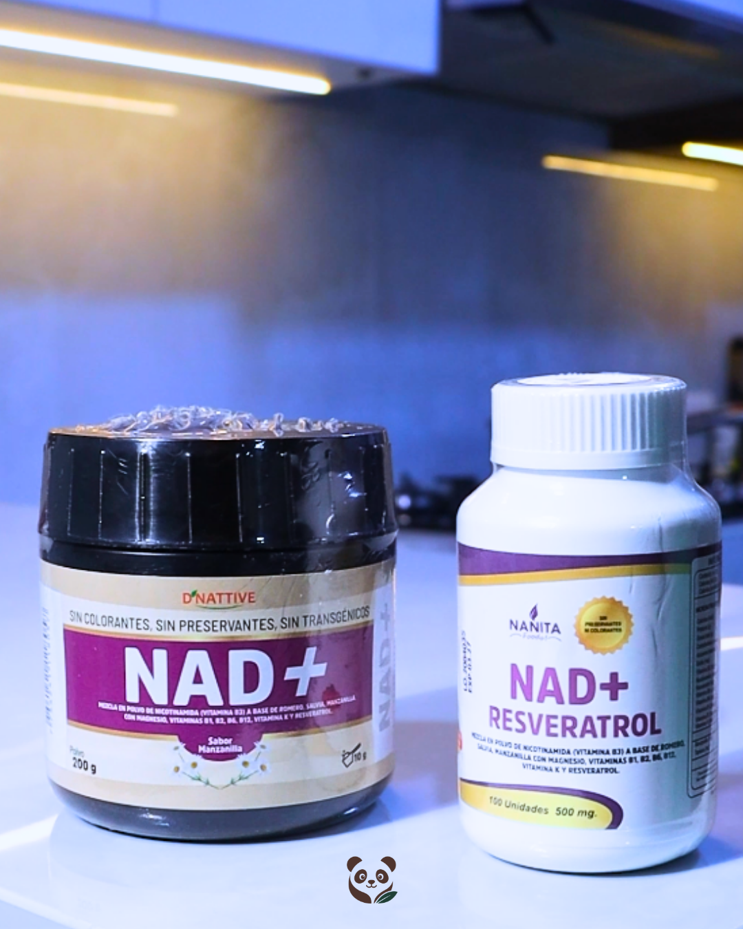 NAD + Resveratrol | Energía celular y longevidad activa desde dentro D' Nattive y Nanita Foods