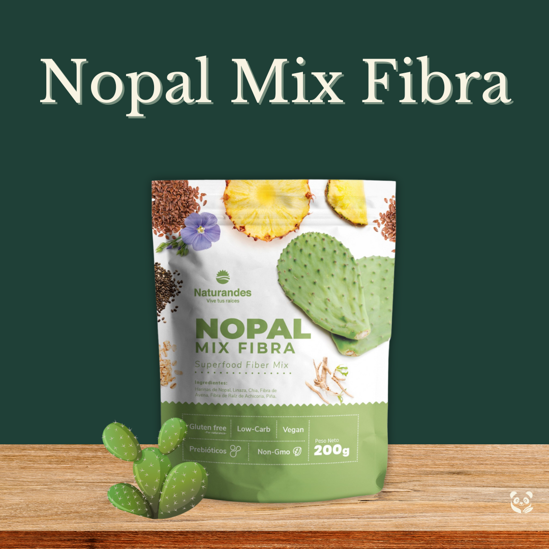 Nopal Mix Fibra | Digestión ligera y saciedad natural con fibra vegetal Naturandes